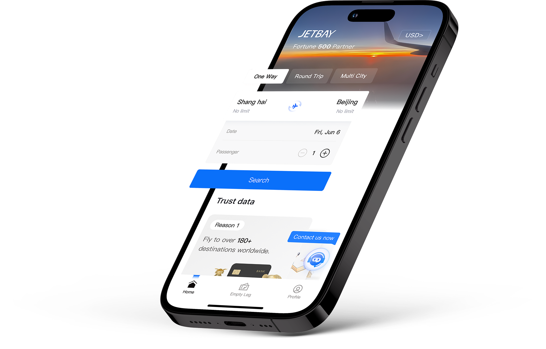 JetBay mobile app