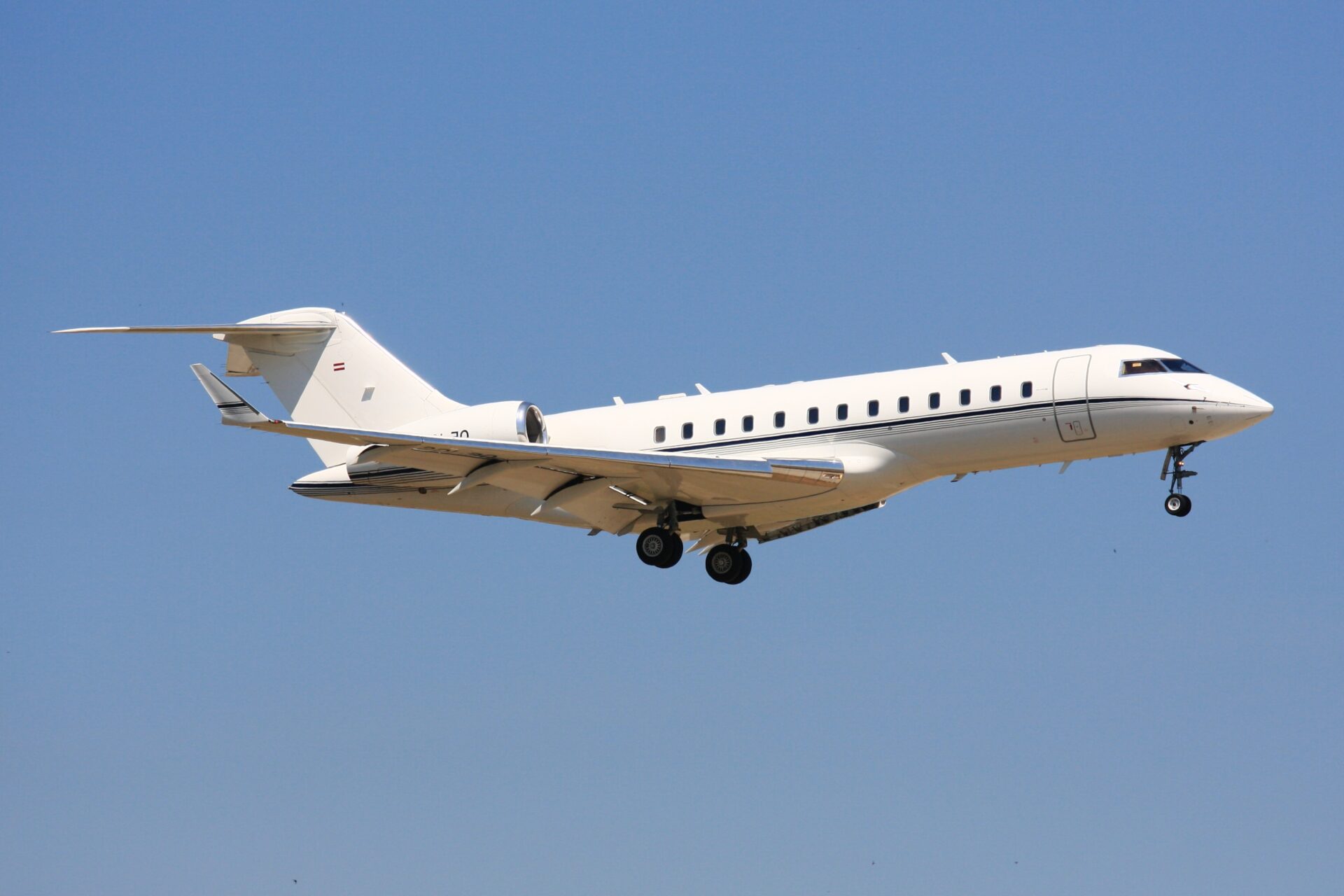 The Bombardier Global 5000 is a long-range, high-speed business jet with a spacious cabin